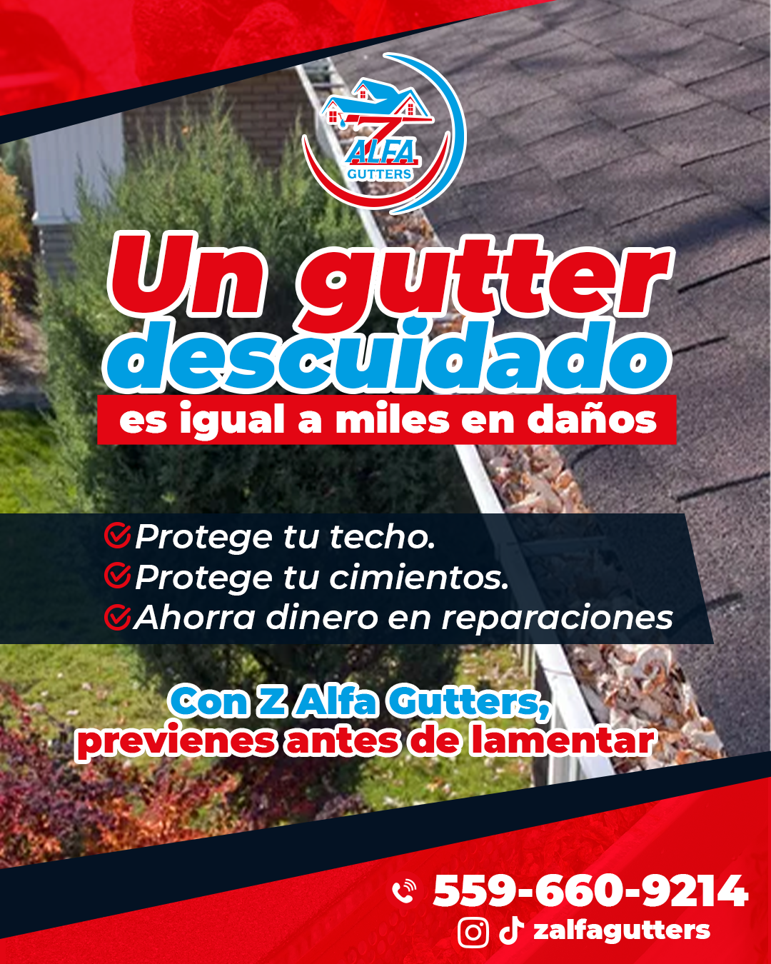 <span style="font-weight: bold;">Limpieza de Gutters</span>